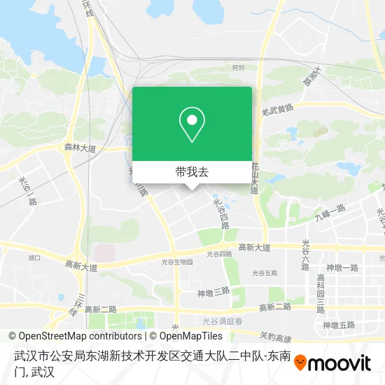 武汉市公安局东湖新技术开发区交通大队二中队-东南门地图