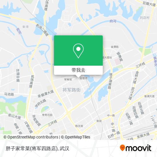 胖子家常菜(将军四路店)地图