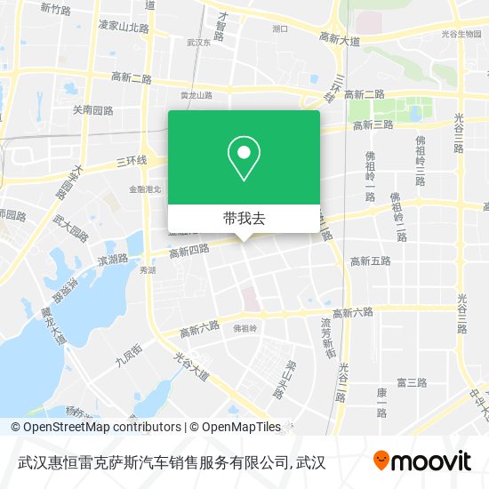 武汉惠恒雷克萨斯汽车销售服务有限公司地图