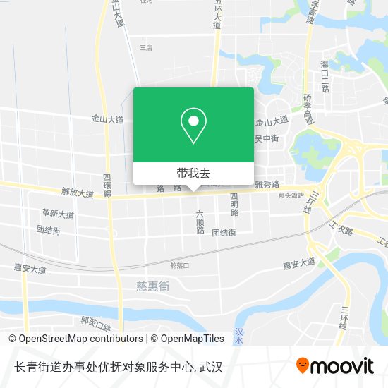 长青街道办事处优抚对象服务中心地图