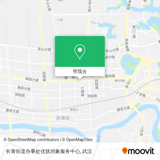 长青街道办事处优抚对象服务中心地图