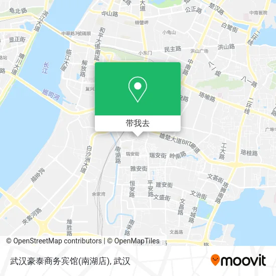 武汉豪泰商务宾馆(南湖店)地图