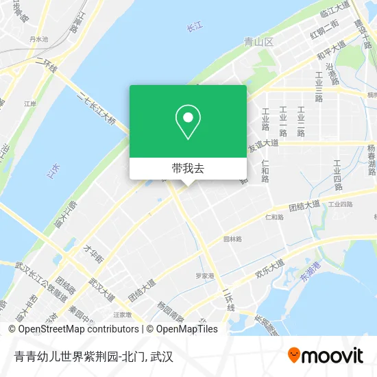 青青幼儿世界紫荆园-北门地图