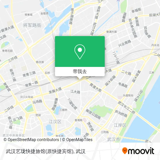 武汉艺珑快捷旅馆(原快捷宾馆)地图