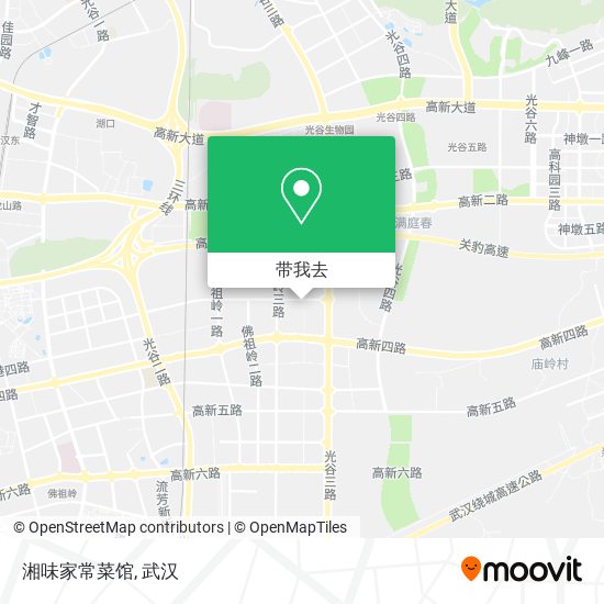 湘味家常菜馆地图