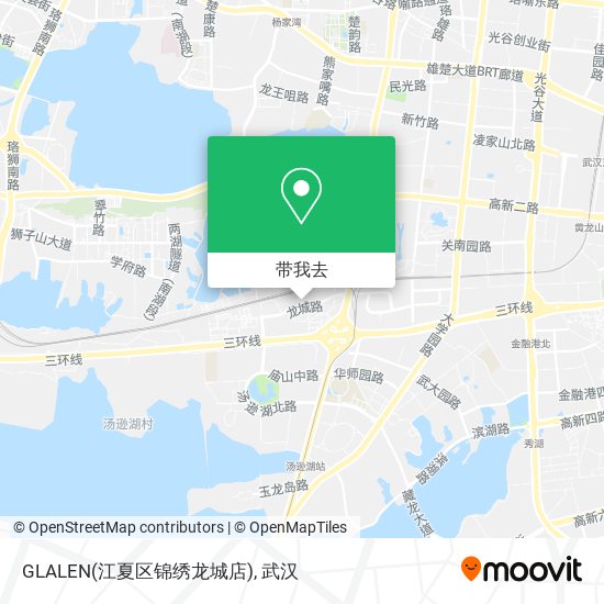 GLALEN(江夏区锦绣龙城店)地图