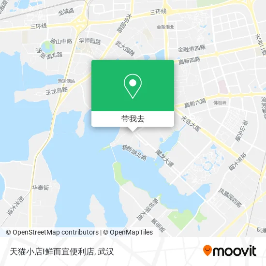 天猫小店I鲜而宜便利店地图