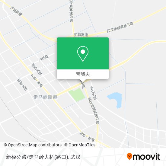 新径公路/走马岭大桥(路口)地图