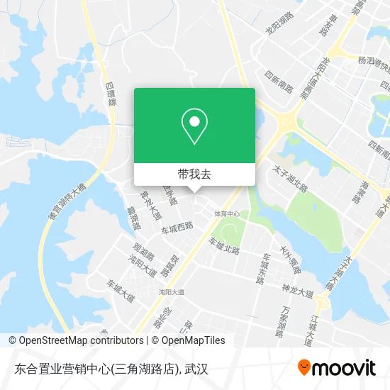 东合置业营销中心(三角湖路店)地图