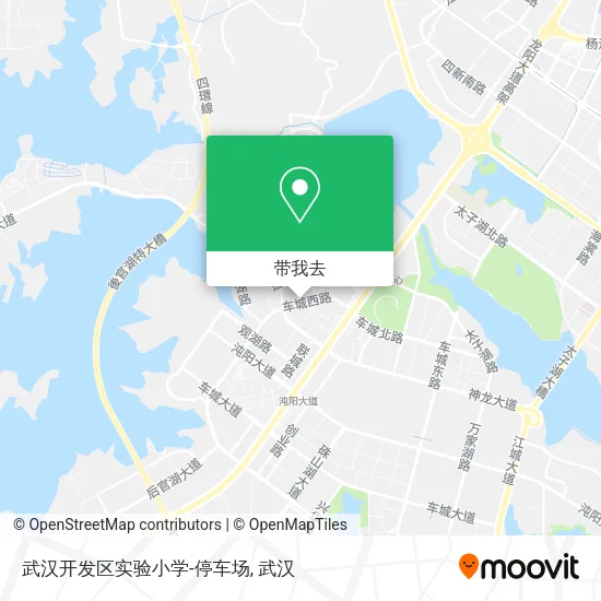 武汉开发区实验小学-停车场地图