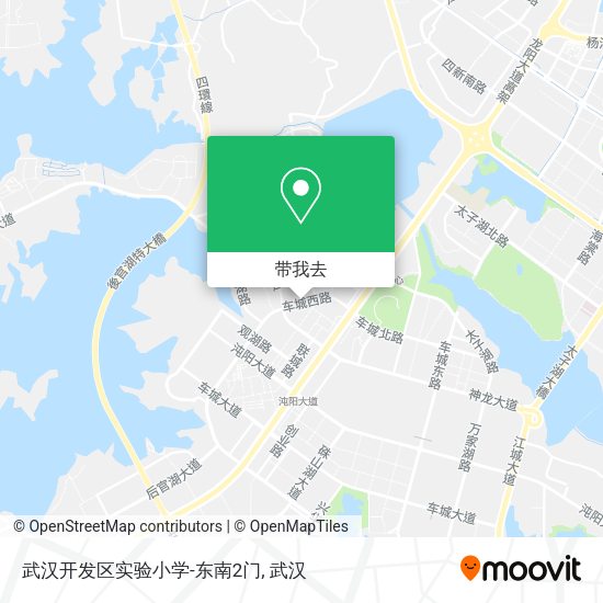 武汉开发区实验小学-东南2门地图