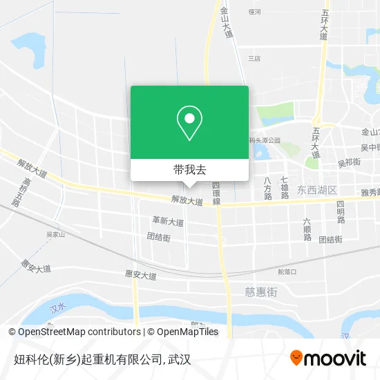 妞科伦(新乡)起重机有限公司地图