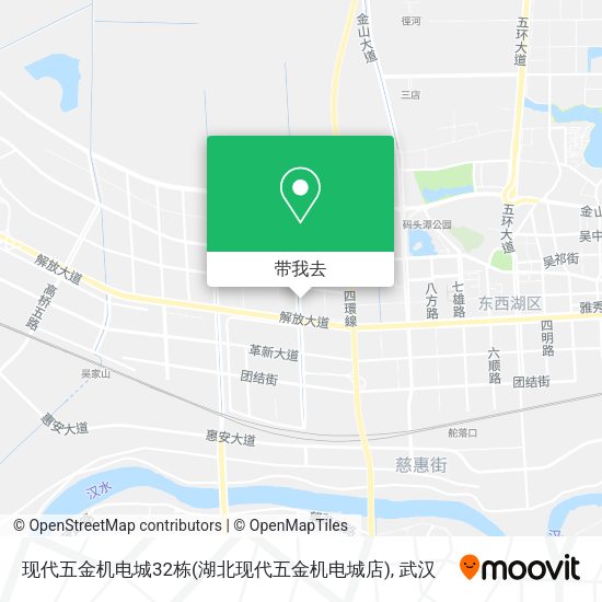 现代五金机电城32栋(湖北现代五金机电城店)地图