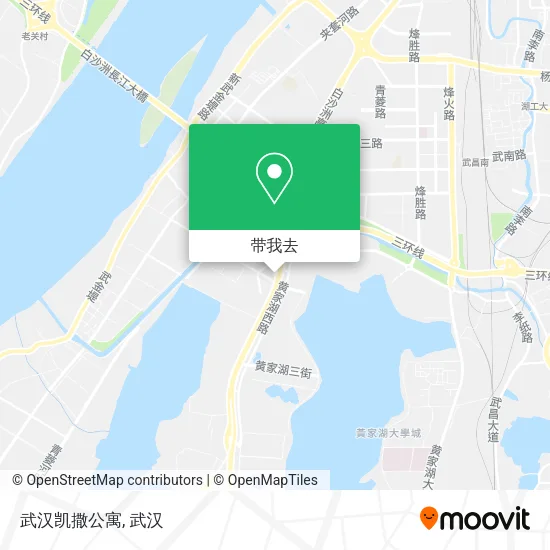 武汉凯撒公寓地图