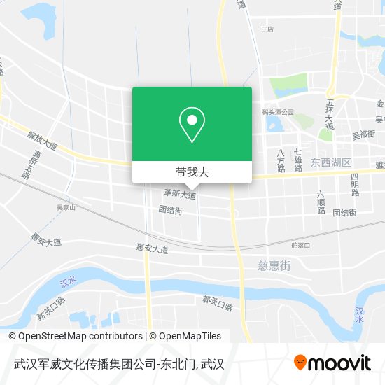 武汉军威文化传播集团公司-东北门地图