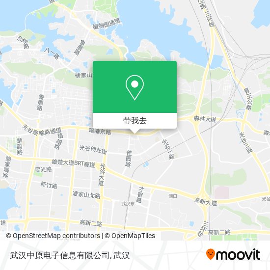 武汉中原电子信息有限公司地图