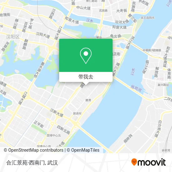 合汇景苑-西南门地图