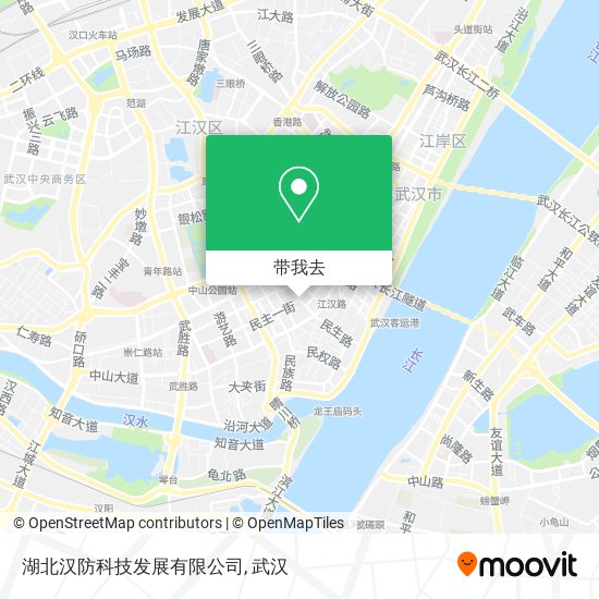 湖北汉防科技发展有限公司地图