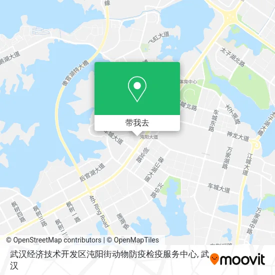 武汉经济技术开发区沌阳街动物防疫检疫服务中心地图