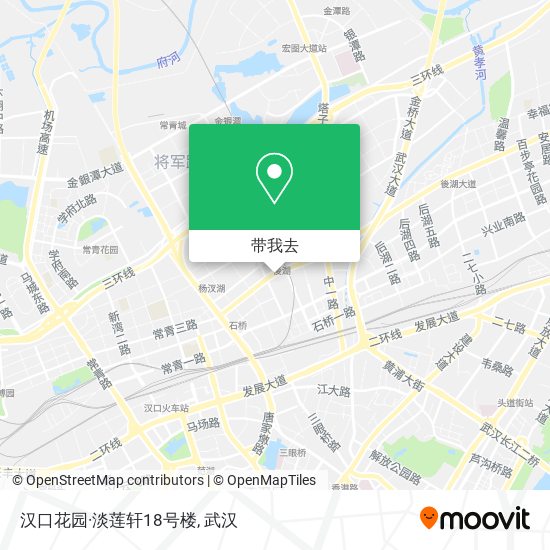 汉口花园·淡莲轩18号楼地图