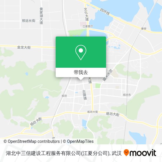 湖北中三信建设工程服务有限公司(江夏分公司)地图