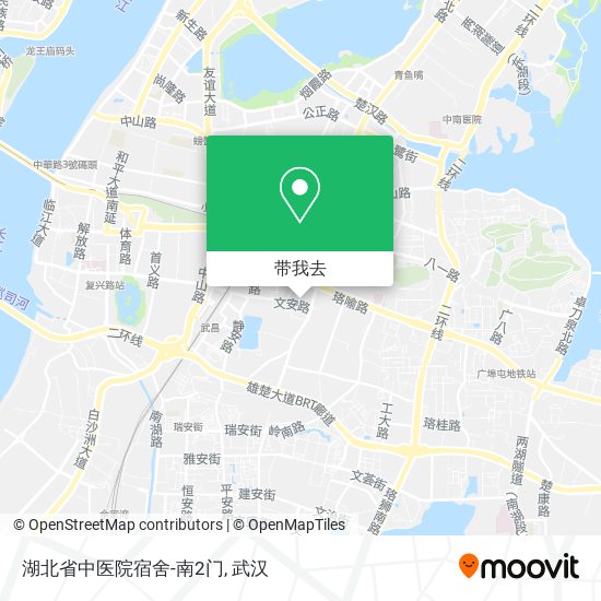 湖北省中医院宿舍-南2门地图