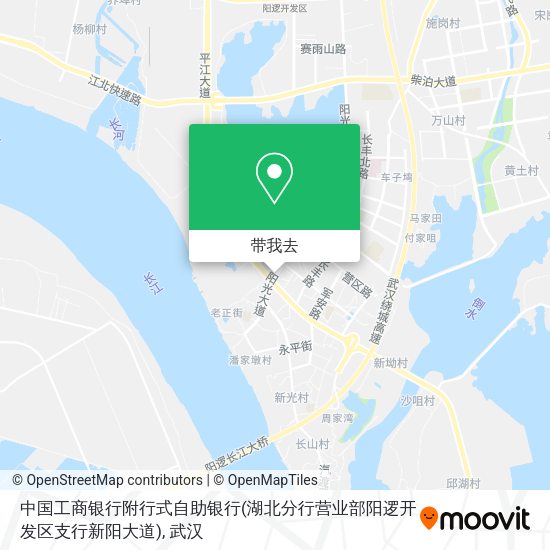 中国工商银行附行式自助银行(湖北分行营业部阳逻开发区支行新阳大道)地图