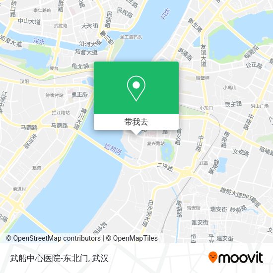 武船中心医院-东北门地图
