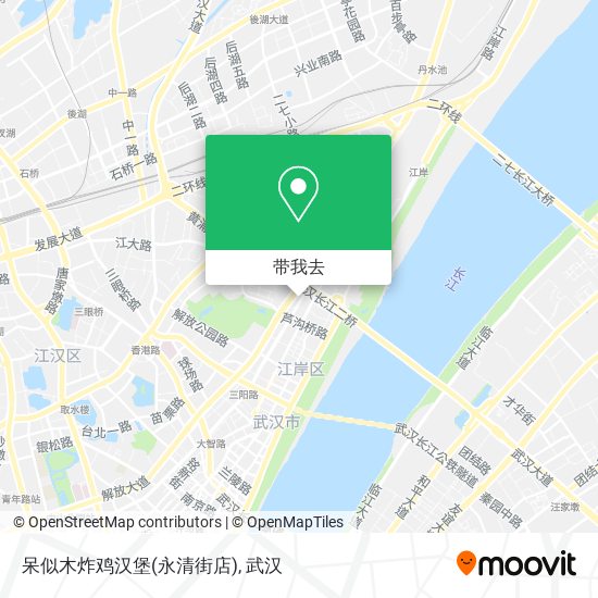 呆似木炸鸡汉堡(永清街店)地图