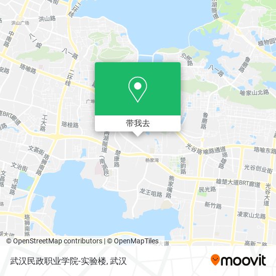 武汉民政职业学院-实验楼地图