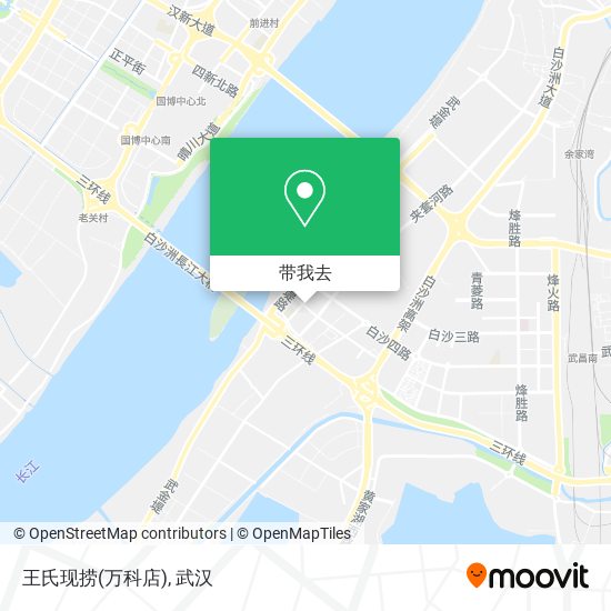 王氏现捞(万科店)地图