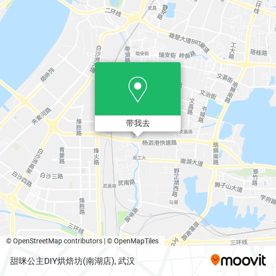 甜咪公主DIY烘焙坊(南湖店)地图