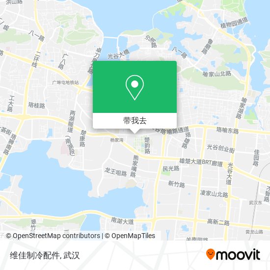 维佳制冷配件地图