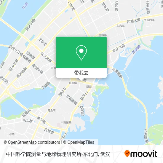 中国科学院测量与地球物理研究所-东北门地图