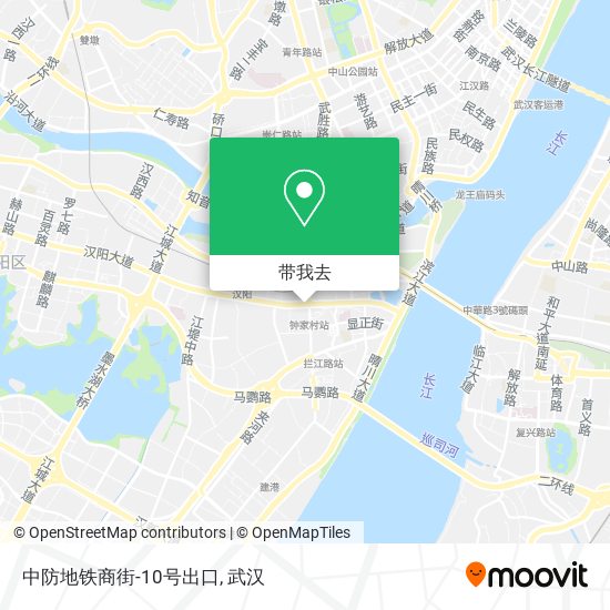 中防地铁商街-10号出口地图
