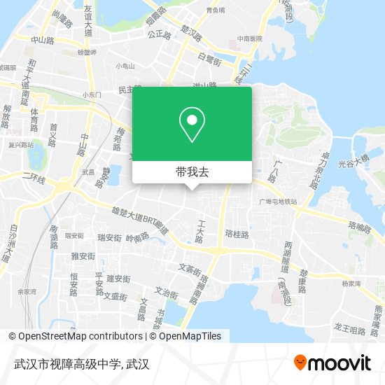武汉市视障高级中学地图