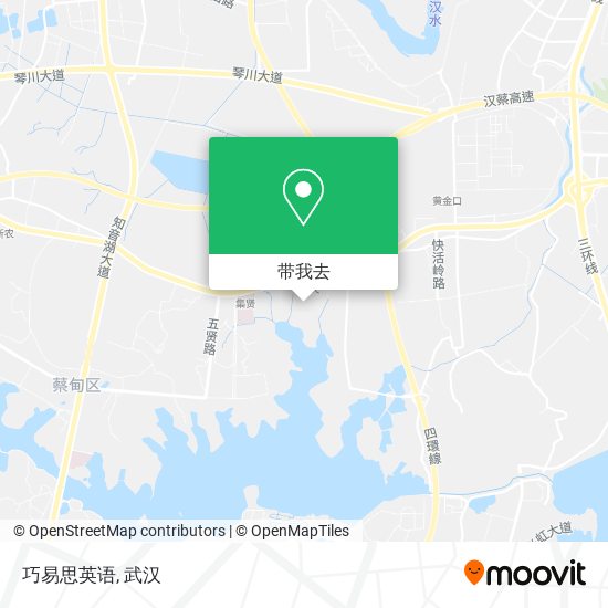 巧易思英语地图