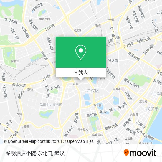 黎明酒店小院-东北门地图