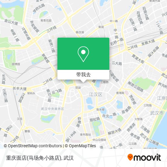 重庆面店(马场角小路店)地图