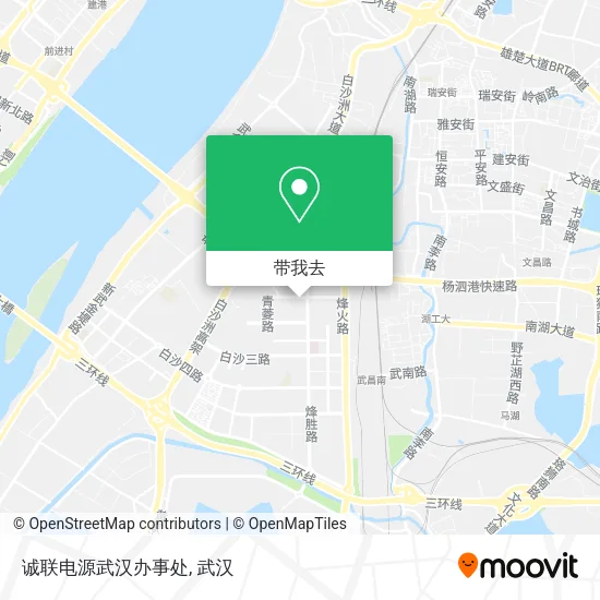 诚联电源武汉办事处地图