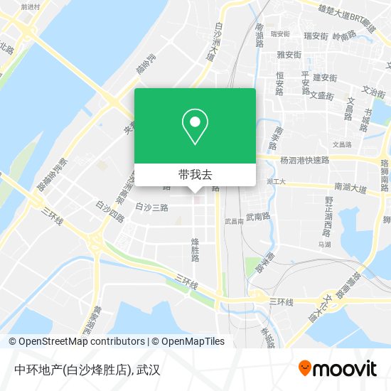 中环地产(白沙烽胜店)地图