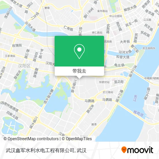 武汉鑫军水利水电工程有限公司地图