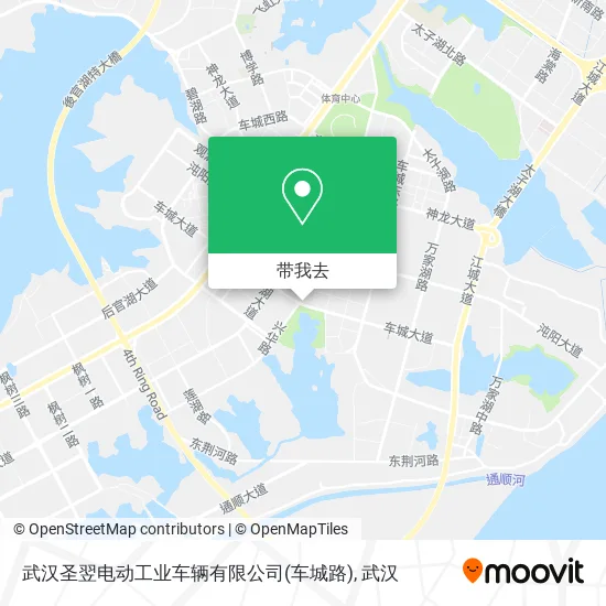 武汉圣翌电动工业车辆有限公司(车城路)地图