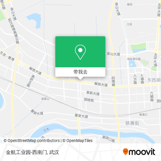 金航工业园-西南门地图