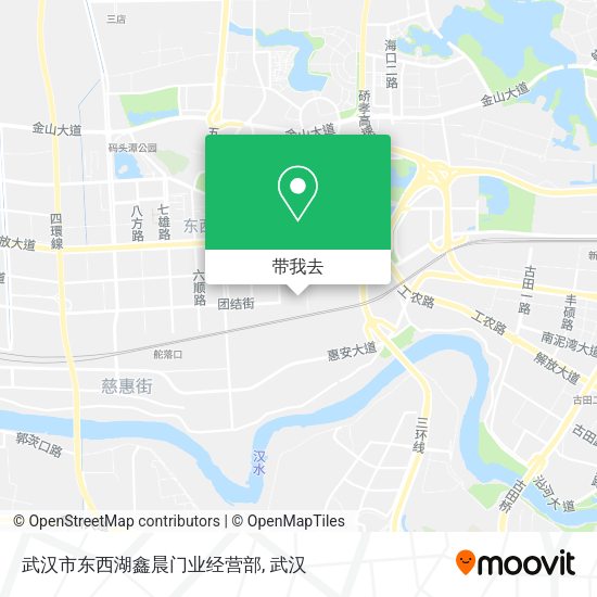 武汉市东西湖鑫晨门业经营部地图