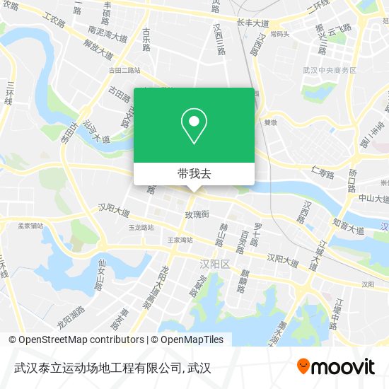 武汉泰立运动场地工程有限公司地图