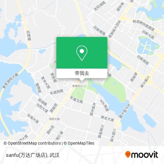 sanfu(万达广场店)地图