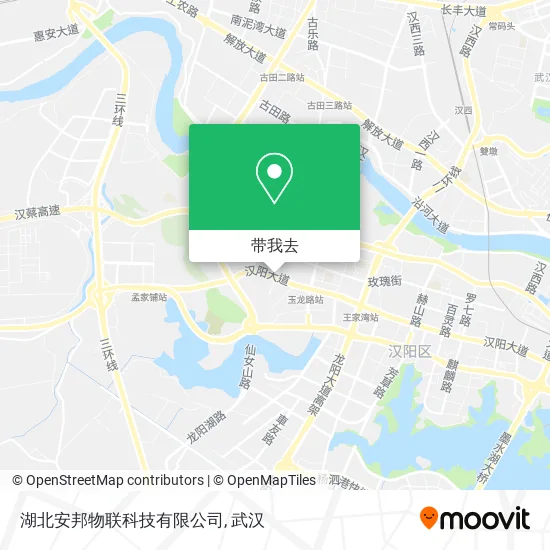 湖北安邦物联科技有限公司地图