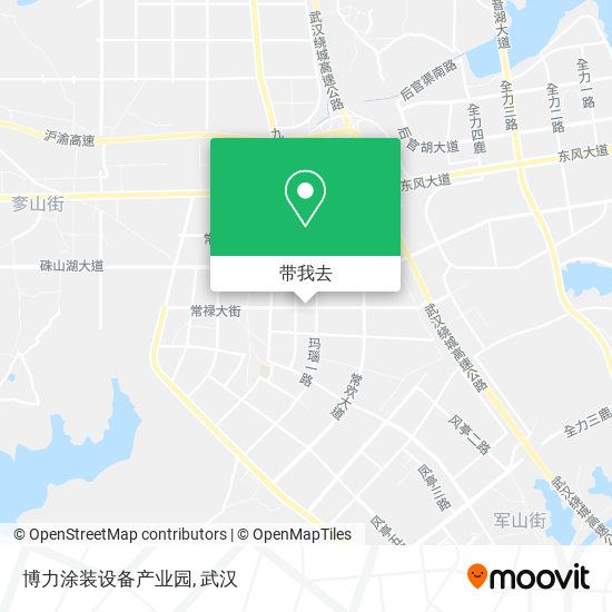 博力涂装设备产业园地图