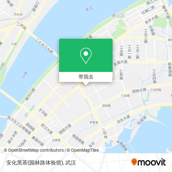 安化黑茶(园林路体验馆)地图